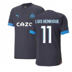 2022-2023 Marseille Authentic Away Shirt (LUIS HENRIQUE 11)