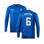 2022-2023 Rangers Long Sleeve Training Tee (Blue) (FERGUSON 6)