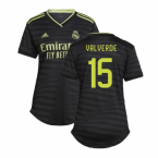 2022-2023 Real Madrid Third Shirt (Ladies) (VALVERDE 15)