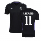 2022-2023 Real Madrid Training Shirt (Black) (ASENSIO 11)