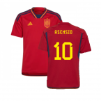2022-2023 Spain Home Shirt (Kids) (Asensio 10)