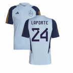 2022-2023 Spain Training Jersey (Glory Blue) (LAPORTE 24)