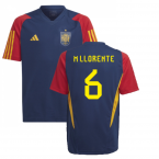 2022-2023 Spain Training Jersey (Navy) - Kids (M LLORENTE 6)