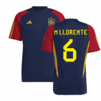 2022-2023 Spain Training Jersey (Navy) (M LLORENTE 6)