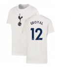 2022-2023 Tottenham Crest Tee (White) (E.ROYAL 12)