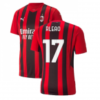 2021-2022 AC Milan Home Shirt (R LEAO 17)