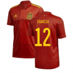 2020-2021 Spain Home Adidas Football Shirt (E GARCIA 12)