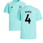 Arsenal 2021-2022 Training Tee (Acid Mint) (WHITE 4)