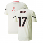 2021-2022 AC Milan Pre-Match Jersey (Afterglow) (R LEAO 17)