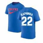 2022-2023 Barcelona Swoosh Club Tee (Blue) (A INIESTA 8)