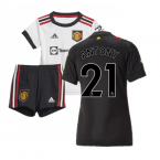 2022-2023 Man Utd Away Baby Kit (ALEX TELLES 27)