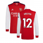 Arsenal 2021-2022 Long Sleeve Home Shirt (WILLIAN 12)