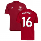 Arsenal 2021-2022 Training Tee (Active Maroon) (HOLDING 16)