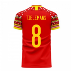 Belgium 2024-2025 Home Concept Football Kit (Libero) (TIELEMANS 8)