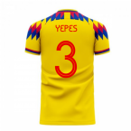 Colombia 2024-2025 Home Concept Football Kit (Libero) (YEPES 3)