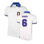 Italy Away World Cup 1982 Short Sleeve Retro Football Shirt (BARESI 6)
