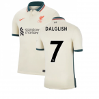 Liverpool 2021-2022 Away Shirt (Kids) (DALGLISH 7)