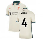 Liverpool 2021-2022 Away Shirt (Kids) (VIRGIL 4)