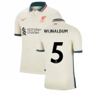 Liverpool 2021-2022 Away Shirt (Kids) (WIJNALDUM 5)