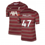 Liverpool 2021-2022 Pre-Match Training Shirt (Red) - Kids (PHILLIPS 47)