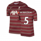 Liverpool 2021-2022 Pre-Match Training Shirt (Red) (WIJNALDUM 5)