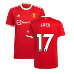 Man Utd 2021-2022 Home Shirt (FRED 17)