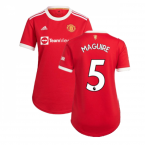 Man Utd 2021-2022 Home Shirt (Ladies) (MAGUIRE 5)