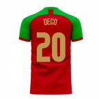 Portugal 2020-2021 Home Concept Football Kit (Fans Culture) (DECO 20)