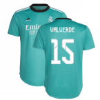 Real Madrid 2021-2022 Womens Third Shirt (VALVERDE 15)