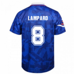 Score Draw Chelsea 1992 Retro Football Shirt (LAMPARD 8)