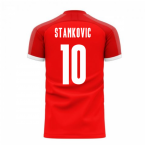 Serbia 2024-2025 Home Concept Football Kit (Libero) (STANKOVIC 10)