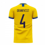 Sweden 2024-2025 Home Concept Football Kit (Libero) (GRANQVIST 4)