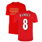 The Invincibles 49 Unbeaten T-Shirt (Red) (RAMSEY 8)