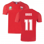 Wales 2021 Polyester T-Shirt (Red) (GIGGS 11)