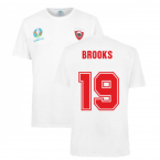 Wales 2021 Polyester T-Shirt (White) (BROOKS 19)