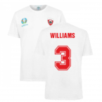 Wales 2021 Polyester T-Shirt (White) (WILLIAMS 3)