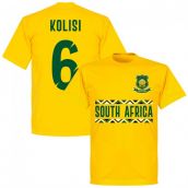 South Africa Rugby Team Kolisi 6 T-shirt - Yellow