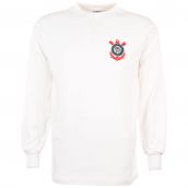 Corinthians Paulista 1970s Retro Football Shirt