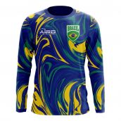 Brazil 2018-2019 Long Sleeve Away Concept Shirt (Kids)