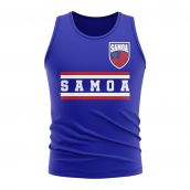 Samoa Core Football Country Sleeveless Tee (Royal)