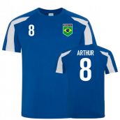 Brazil Sports Training Jersey (Arthur 8)