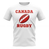 Canada Rugby Ball T-Shirt (White)