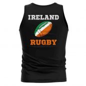 Ireland Rugby Ball Tank Top (Black)