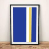 Cardiff City 1975-1980 Football Shirt Art Print