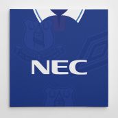 Everton 1993-95 Football Canvas Print