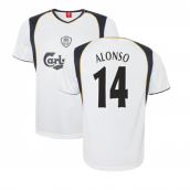 2001-2002 Liverpool Away Retro Shirt (ALONSO 14)