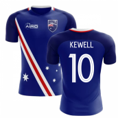 2024-2025 Australia Flag Away Concept Football Shirt (Kewell 10)