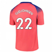 2020-2021 Chelsea Third Nike Football Shirt (GUDJOHNSEN 22)