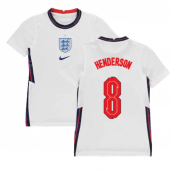 2020-2021 England Home Nike Football Shirt (Kids) (Henderson 8)