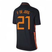 2020-2021 Holland Away Nike Football Shirt (Kids) (F DE JONG 21)